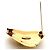 Broche de lapela Chanel 93P Coco Mark Heart Dourado - vista 5