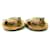 Orecchini Chanel 95P Gripoix Coco Mark D'oro Verde - vista 4