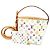 Louis Vuitton LV x TM Takashi Murakami Pouch Schultertasche Weiß Mehrfarben Monogramm