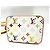Louis Vuitton LV x TM Takashi Murakami Pouch Schultertasche Weiß Mehrfarben Monogramm - Ansicht 4