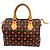 Borsa Louis Vuitton Monogram Cherry Speedy 25 Marrone