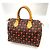 Borsa Louis Vuitton Monogram Cherry Speedy 25 Marrone - vista 2