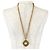Collana di perle con lunga catena Chanel 3893, placcata oro D'oro - vista 3