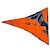 Hermès Foulard Losange Hermes Dragon Flash Arancione - vista 3