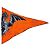 Hermès Foulard Losange Hermes Dragon Flash Arancione - vista 4