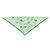 Hermès Foulard Carre 90 HERMES Rougeur des Matinaux Marrone Verde chiaro - vista 3