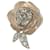 Spilla Chanel Camellia Coco Mark Argento Rosa