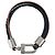Bracciale con charm da uomo Louis Vuitton Marrone Nero Blu - vista 3