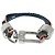 Bracciale con charm da uomo Louis Vuitton Marrone Nero Blu - vista 4