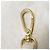 Portachiavi Miu Miu Women's Strap Trick Marrone Bianco D'oro - vista 11