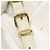 Portachiavi Miu Miu Women's Strap Trick Marrone Bianco D'oro - vista 9
