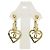 Orecchini a mezzo cerchio Chanel Gold D'oro - vista 8