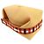 Custodia Hermès Orange Large Wool Bride A Brac Au Carre Case Arancione - vista 4
