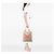Saint Laurent Kahala Tote aus beigem Canvas mit Herz - Ansicht 6