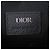 Borsa a tracolla Dior 8 Mini in jacquard Oblique nero e mesh Dior - vista 5