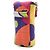 Custodia per telefono Chanel Multi Multicolor Chocolate Bar Canvas Reissue 2.55 con catena Multicolore - vista 2