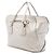 Tote Shopping Convertibile Prada in vitello morbido bianco Crudo - vista 2