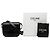Céline Celine Mini Borsa a Tracolla Triomphe in Pelle di Vitello Lucida Nera Nero - vista 7