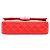 Chanel Red Medium Classic Patent Double Flap Rosso - vista 3