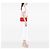 Chanel Red Medium Classic Patent Double Flap Rosso - vista 6
