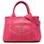 Borsa Tote Prada Small Canvas Canapa Logo Rosa