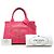 Borsa Tote Prada Small Canvas Canapa Logo Rosa - vista 7