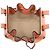 Borsa Hammock Mini LOEWE in vitello grana Orange Arancione Pesca - vista 4