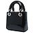 Dior Mini Lady Dior in pelle verniciata nera Nero - vista 2