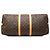 Louis Vuitton Brown Monogram Keepall Bandouliere 55 Braun - Ansicht 3