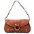 16 Céline Borsa a tracolla Celine Macadam in pelle borchiata marrone