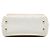 Chanel White Extra Mini Quilted Goatskin Rainbow Top Handle Flap Bianco - vista 3