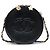 Borsa da sera Chanel Round As Earth in vitello glassato nero