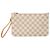 Louis Vuitton White Damier Azur Neverfull Pouch MM Bianco