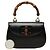 Gucci Black Calfskin Bamboo Night Nero - vista 8