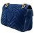 Borsa a tracolla Gucci GG Marmont Matelassé in velluto blu Medium Blu scuro - vista 2