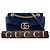 Borsa a tracolla Gucci GG Marmont Matelassé in velluto blu Medium Blu scuro - vista 8