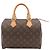 Louis Vuitton Brown Monogram Speedy 25 Castaño