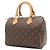 Louis Vuitton Brown Monogram Speedy 25 Castaño - vista 2