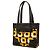 Tote Prada in tela stampata e pelle marrone Marrone scuro - vista 2