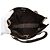 Tote Prada in tela stampata e pelle marrone Marrone scuro - vista 4