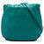 Bottega Veneta Borsa a tracolla in nappa intrecciato verde con coulisse
