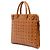 Maletín MCM Brown Visetos Coated Canvas Castaño - vista 2