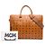 Maletín MCM Brown Visetos Coated Canvas Castaño - vista 7