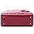 Dior Red Mini Patent Cannage Lady Dior Rosso Bordò - vista 3