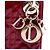 Dior Red Mini Patent Cannage Lady Dior Rosso Bordò - vista 5