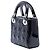 Dior Black Mini Patent Cannage Lady Dior Nero - vista 2