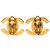 Orecchini a clip Chanel Gold CC placcati oro con chiusura girevole D'oro - vista 2