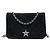 Wallet On Chain Chanel Portafoglio con catena Cocostellar in camoscio matelassé nero
