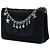 Wallet On Chain Chanel Portafoglio con catena Cocostellar in camoscio matelassé nero - vista 2