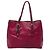 Céline Celine Le Horse Carriage Tote aus beschichtetem Canvas in Rot